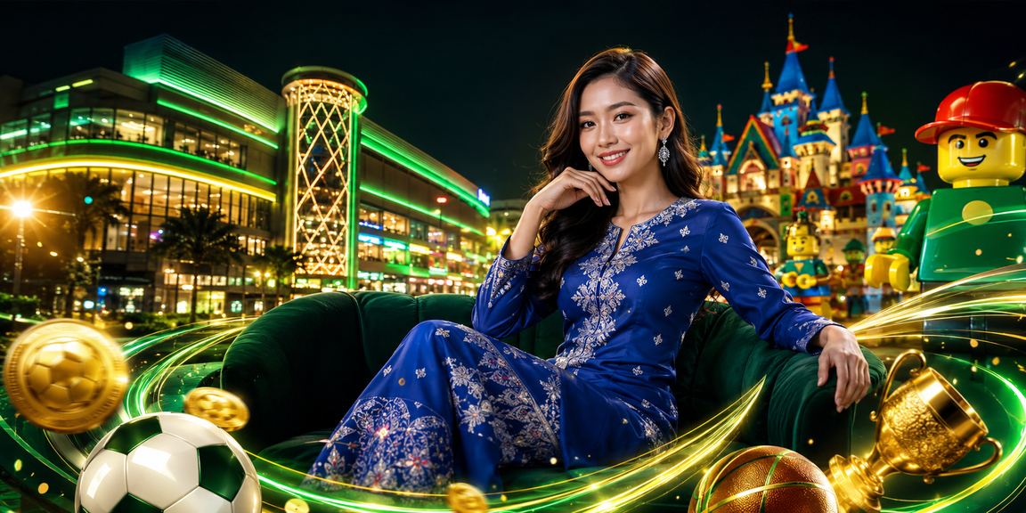 Pemain dalam pakaian baju kurung menikmati hiburan dalam talian Malaysia